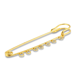 Zubeh&ouml;r Metall Ornamental Pin mit 7 &Ouml;sen Gold