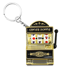 Statement-Anh&auml;nger Slot machine Gold-black