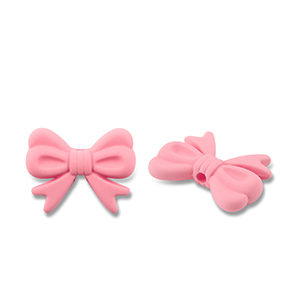 Perlen Acryl Bow Salmon pink