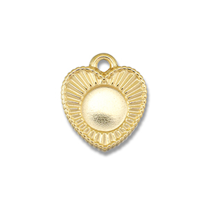 BY31&reg; Anh&auml;nger aus Stainless Steel - Rostfreiem mit Fassung f&uuml;r SS16 Flat Back Gold