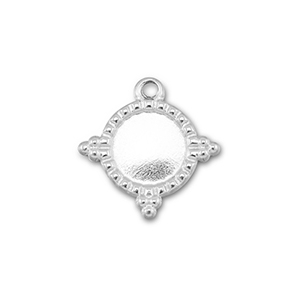 BY31&reg; Anh&auml;nger aus Stainless Steel - Rostfreiem mit Fassung f&uuml;r SS16 Flat Back Silver