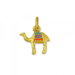 Anh&auml;nger Metall Camel Gold