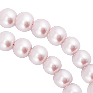 Glaswachs Perlen 4mm Light pastel pink