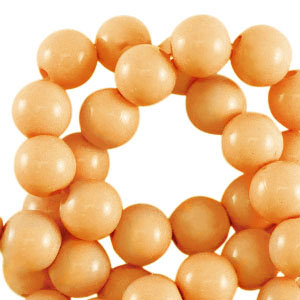 10 mm Perlen aus Acryl shiny Orange
