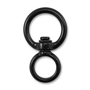 Farbiges Zubeh&ouml;r F&uuml;r Schl&uuml;ssel Anh&auml;nger Round Black