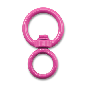 Farbiges Zubeh&ouml;r F&uuml;r Schl&uuml;ssel Anh&auml;nger Round Magenta pink