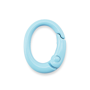Farbiges Zubeh&ouml;r F&uuml;r Schl&uuml;ssel Anh&auml;nger Oval Light blue