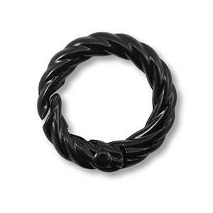 Farbiges Zubeh&ouml;r F&uuml;r Schl&uuml;ssel Anh&auml;nger Ring Black