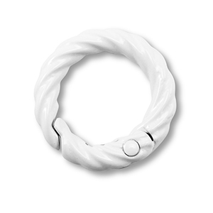 Farbiges Zubeh&ouml;r F&uuml;r Schl&uuml;ssel Anh&auml;nger Ring White