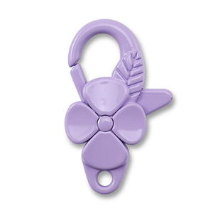 Farbiges Zubeh&ouml;r F&uuml;r Karabinerverschluss Flower Purple