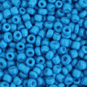 Rocailles Perlen Glas 8/0 (3mm) Palace blue