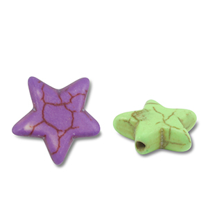 Keramik Perlen Star Multicolour