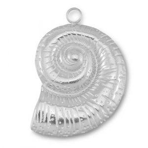 Anh&auml;nger aus Stainless Steel - Rostfreiem Stahl Shell Silver