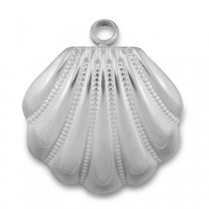 Anh&auml;nger aus Stainless Steel - Rostfreiem Stahl Shell Silver