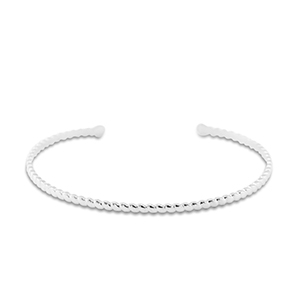 Stainless Steel - Rostfrei Stahl Armb&auml;nder Bangle Silver