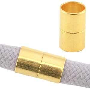 Metall DQ Magnetverschluss &Oslash;10mm Gold