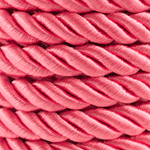 Musthave Kordel Twisted 10mm Light red