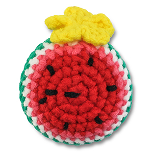Geh&auml;kelten Watermelon Red-white-green