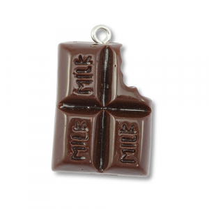 Anh&auml;nger aus Resin Chocolate Dark brown