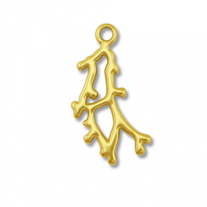 Anh&auml;nger aus Stainless Steel - Rostfreiem Stahl Coral Gold