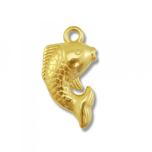 Anh&auml;nger aus Stainless Steel - Rostfreiem Stahl Fish Gold