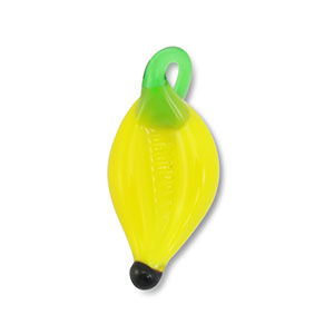 Glas-Anh&auml;nger Pepper Yellow-green-black