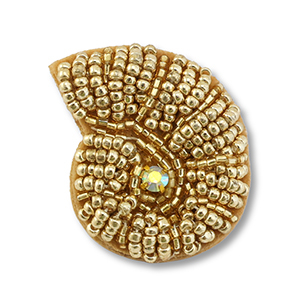 Broschen Shell Gold