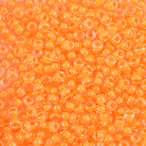 Miyuki 11/0 Rocailles Luminous creamsicle orange 11-4298