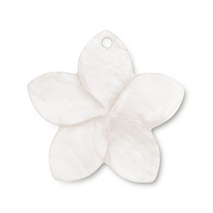 Anh&auml;nger Muschel Flower White