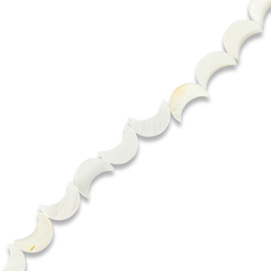 Perle Muschel Moon Off white