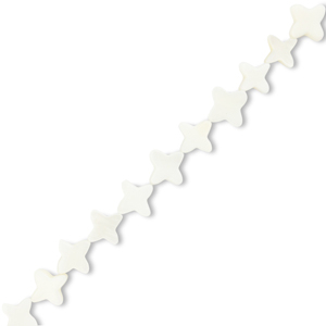Perle Muschel Star Off white