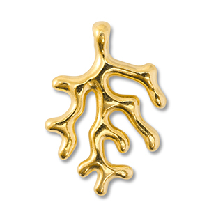Anh&auml;nger Metall DQ Coral Gold (Nickelfrei)