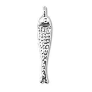 Anh&auml;nger Metall DQ Fish Antik silber (Nickelfrei)