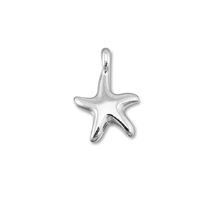 Anh&auml;nger Metall DQ Starfish Antik silber (Nickelfrei)