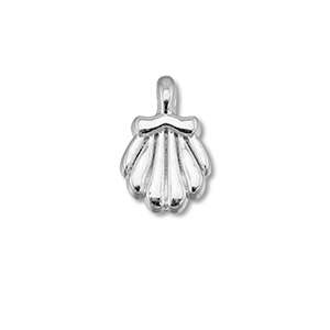 Anh&auml;nger Metall DQ Shell Antik silber (Nickelfrei)