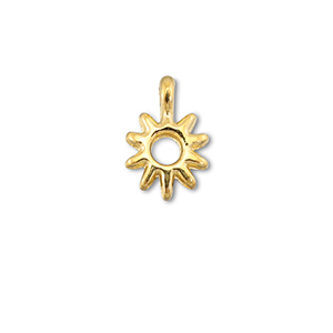 Anh&auml;nger Metall DQ Sun Gold (Nickelfrei)