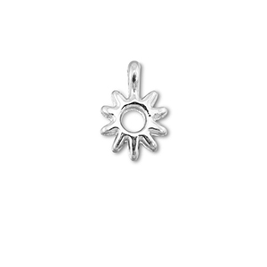 Anh&auml;nger Metall DQ Sun Antik silber (Nickelfrei)