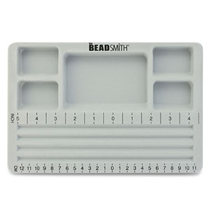 Beadsmith Perlen Brett mit Deckel Grey