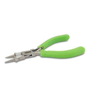 Beadalon Rundzange mit Feder Green-silver