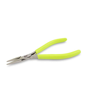 Beadsmith Flachzange mit Feder Neon yellow-silver