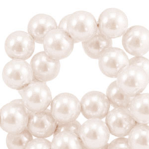 Glaswachs Perlen 8mm Cream pink