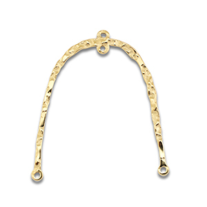 Anh&auml;nger / Connector aus Stainless Steel - Rostfreiem Stahl Arch Gold