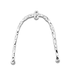 Anh&auml;nger / Connector aus Stainless Steel - Rostfreiem Stahl Arch Silver