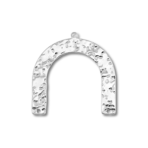 Anh&auml;nger / Connector aus Stainless Steel - Rostfreiem Stahl Arch Silver