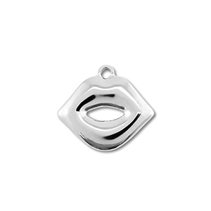 Anh&auml;nger aus Stainless Steel - Rostfreiem Stahl Kiss Silver