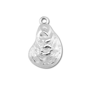 Anh&auml;nger aus Stainless Steel - Rostfreiem Stahl Shell Silver