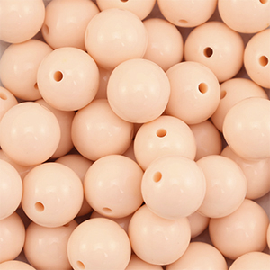 16 mm DQ Perlen aus Acryl Nude peach