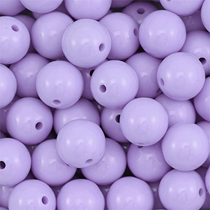 16 mm DQ Perlen aus Acryl Pastel lilac