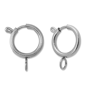 Zubeh&ouml;r aus Stainless Steel - Rostfreiem Stahl Rettungsring Verschluss 16mm Silver