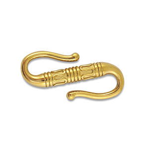 Zubeh&ouml;r aus Stainless Steel - Rostfreiem Stahl S-Haken-Verschluss Gold